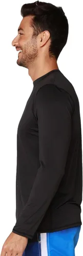 Vista 3 de INGEAR Camisas UPF50 de manga larga con protección solar UV para hombre de secado rápido para pescar correr entrenamiento