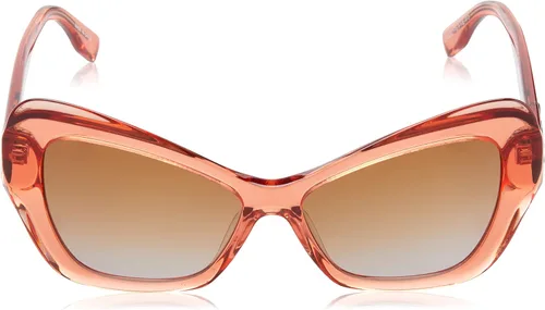 Vista 2 de Karl Lagerfeld KL6076S - Lentes de sol rectangulares para mujer color naranja talla única Naranja
