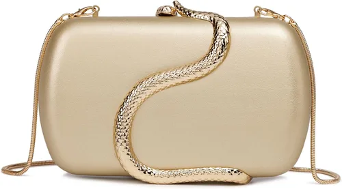 Vista 22 de Bolso de mano de piel sintética desmontable con cadena cruzada, bolso de noche, bolso de mano para mujer, formal, boda, fiesta, baile de graduación