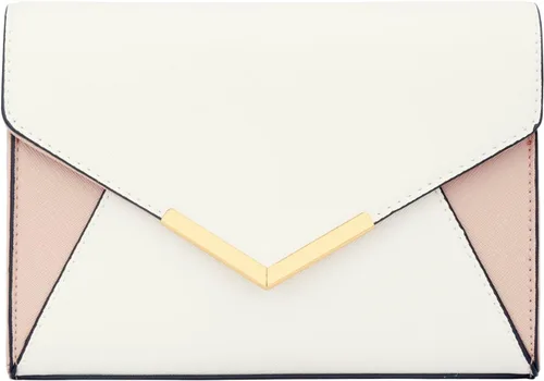 Vista 4 de KKXIU Elegante bolso de mano de piel sintética para mujer, bolso de mano plegable para fiesta, boda, baile de graduación