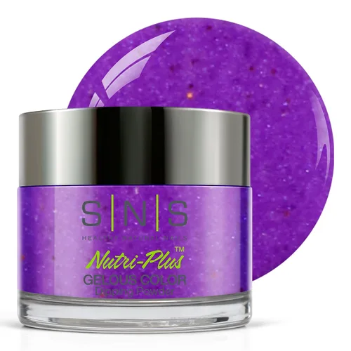 Vista 8 de SNS Polvo de inmersión de uñas, polvo de inmersión de color geloso - Acai Bowl (negro) - Color de uñas de larga duración dura 14 días - Bajo olor