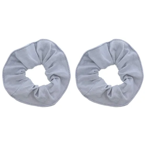 Vista 15 de Set of 2 Large Solid Scrunchies (Beige)
