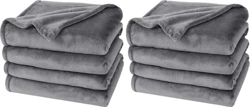 Vista 53 de PHF - Manta de forro polar, tamaño King, 120 x 4.23 – 10.58 oz, ligera, cálida, color beige