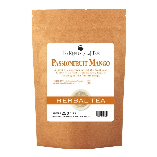 Vista 2 de The Republic of Tea Té rojo de mango y maracuyá, 36 bolsas de té
