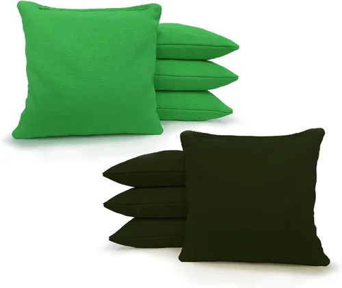 Vista 23 de Tailgating Pros Bolsas de cornhole reglamentarias – Juego de 8 – Relleno de maíz y hecho a mano, más de 25 opciones