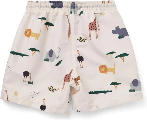Vista 16 de Traje de baño para niños, ropa de playa de secado rápido, pantalones cortos de natación para niños pequeños, traje de baño a rayas, traje de baño
