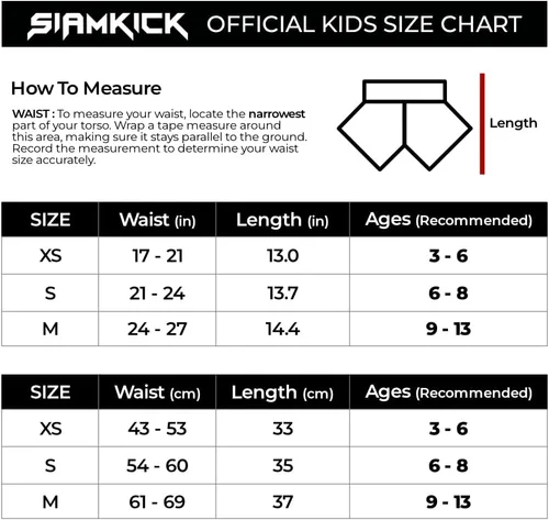 Vista 7 de Pantalones cortos de Muay Thai para niños (4 años a 10 años), boxeo, kickboxing, artes marciales mixtas para niños y niñas