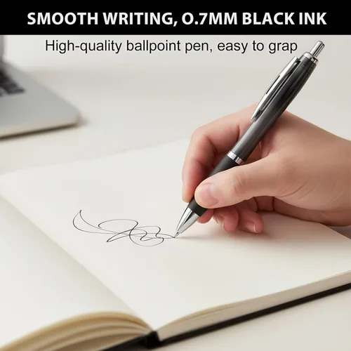 Vista 5 de 100 bolígrafos personalizados a granel personalizados con tu nombre, texto, mensaje para negocios, graduación, aniversarios