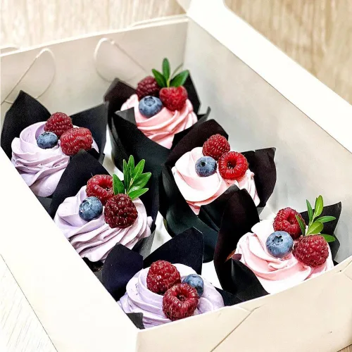 Vista 2 de 150 piezas de forros para magdalenas y cupcakes con tulipán, tazas de papel para hornear, envoltorios para cupcakes a prueba de grasa
