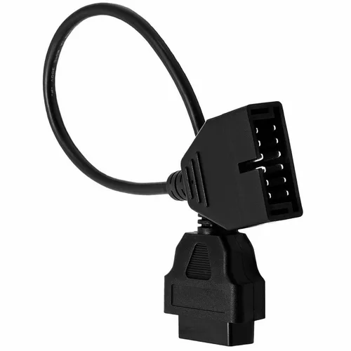 Vista 21 de cable de escaneo de diagnóstico OBD2 de 16 pines a 38 pines compatible con camiones Iveco
