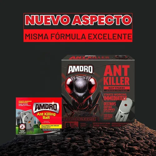 Vista 3 de Amdro - Estaciones de cebo para hormigas, paquete de 8