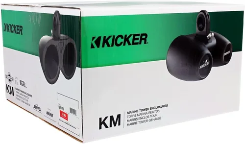 Vista 7 de KICKER Negro Dual Wake Tower System Charcoal 6,5" altavoces marinos RGB LED