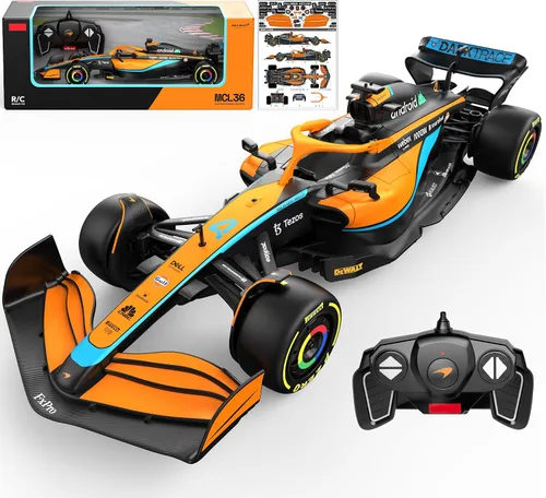 Vista 9 de Voltz Toys Auto de Control Remoto Ferrari F1 75 con Licencia Auténtica 1:12 - Serie de Autos RC Colección F1 para Niños y Adultos - Auto RC de 1:12