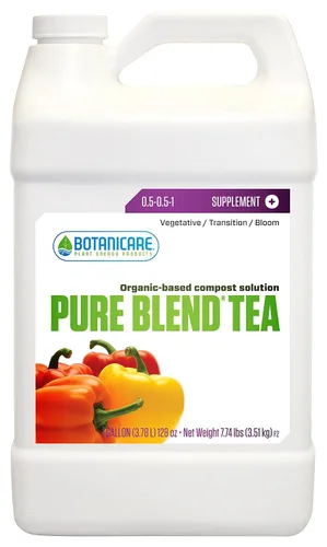 Vista 8 de Botanicare Pure Blend Tea, Nutrientes Suplementarios, 0.5-0.5-1.0, 1 cuarto de galón.