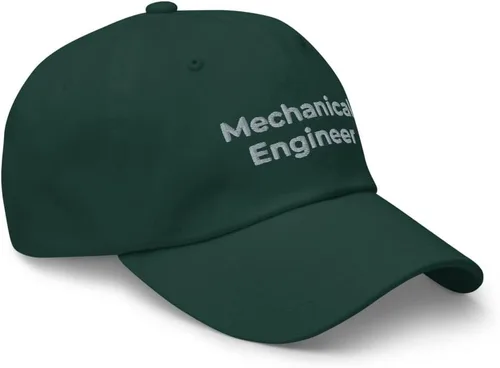 Vista 2 de Sombrero de ingeniero mecánico, mujer en la ciencia, regalo de graduación para ingenieros mecánicos, regalo para estudiantes.