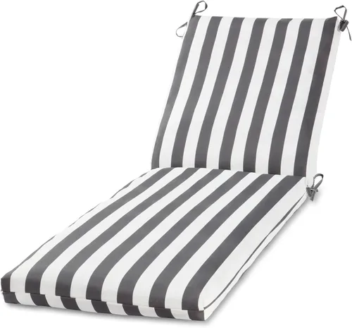 Vista 66 de Cojín reversible para silla de descanso para exteriores, color blanco tropical