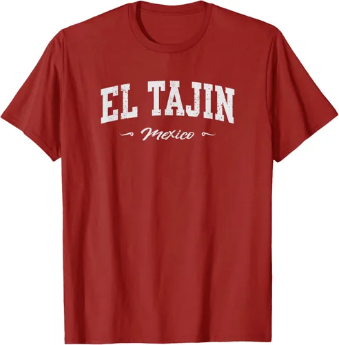 Vista 70 de Camiseta de recuerdo deportivo El Tajin Mexico, Negro