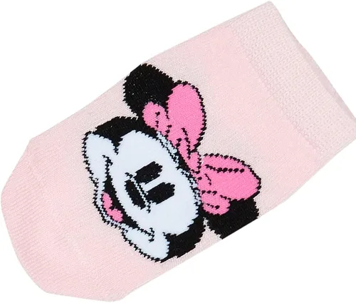 Vista 2 de Disney Paquete de 5 calcetines cortos para bebé de Minnie Mouse unisex