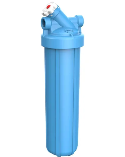 Vista 3 de Pentair OMNIFilter BF55 - Carcasa para filtro, carcasa de filtración de agua azul grande de alta calidad de 20 pulgadas para toda la casa con bypass