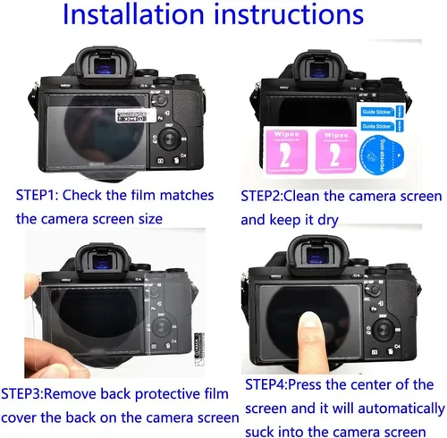 Vista 9 de A7M3 - Protector de pantalla para Sony a7iii a7m3 a7riv a7R iii a7r ii a7c