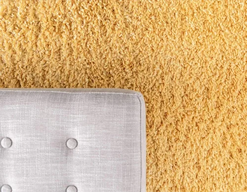 Vista 175 de Unique Loom Colección Davos Shag - Alfombra Lino