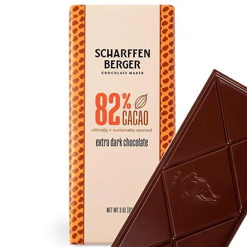 Vista 11 de Scharffen Berger Barra de Chocolate (3 onzas, paquete de 6) – Barra de chocolate negro semidulce, 62% de cacao, sin gluten, barras de chocolate