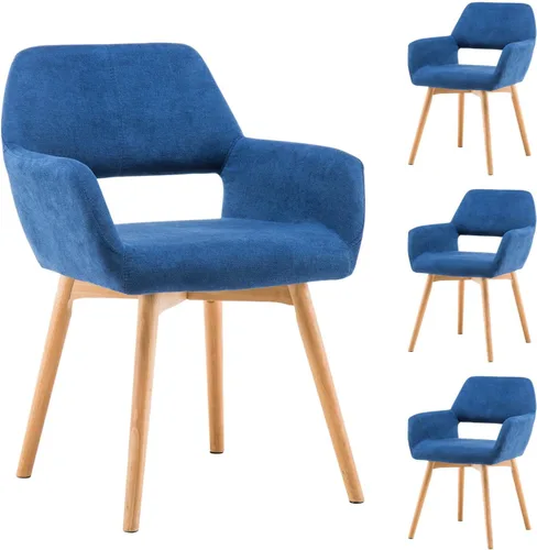 Vista 13 de Silla de Escritorio Sin Ruedas Silla de Acento Cómoda para Sala de Estar Comedor Dormitorio Silla de Tocador Silla de Maquillaje Oficina en Casa