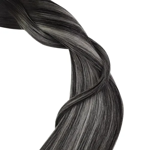 Vista 96 de YoungSee Extensiones de Cabello Humano con Cinta Balayage Extensiones de Cabello con Cinta Marrón Oscuro Extensiones de Cabello con Cinta Ombre