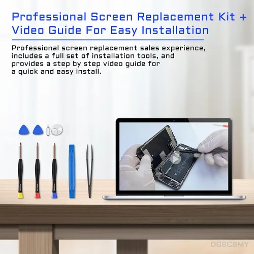 Vista 6 de Para iPhone 8 / SE 2ª generación de reemplazo de pantalla LCD negra para iPhone SE2 2020 3D Touch 4.7 "digitalizador montaje completo herramientas