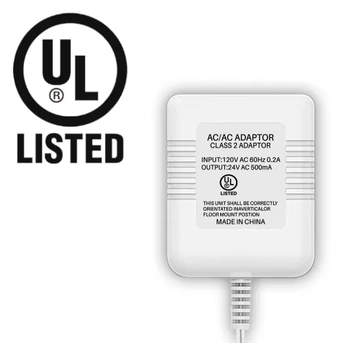 Vista 5 de Transformador de timbre de 26 pies, 24 V, 500 mA, compatible con todas las versiones de anillo, Nest, Arlo, Amcrest, Logitech, Wyze, Eufy