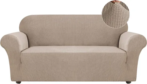 Vista 57 de Turquoize Funda elástica para silla reclinable, funda para sofá reclinable, funda de sofá de 1 pieza con bolsillo lateral, funda protectora