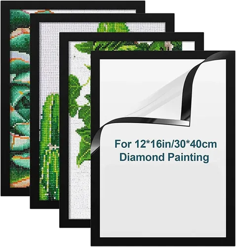 Vista 8 de VeGuude Kits de Pintura de Diamantes para Adultos – Paquete de 3 Obras de Arte DIY Kits de Arte de Diamantes 5D Taladro Completo Pinturas de Puntos