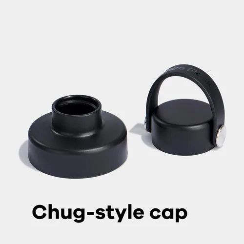 Vista 6 de Hydro Flask Tapa de pico flexible ancha y ligera - Botella de agua aislada de acero inoxidable de 24 onzas, azul zafiro Sapphire Blue