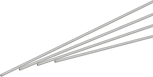 Vista 8 de uxcell Tubo capilar de acero inoxidable 304, OD 0.020 in x 0.004 in pared gruesa 11.811 in longitud tubo de metal para maquinaria industrial, 2