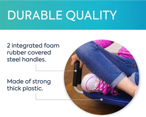 Vista 6 de BouncyBand Wiggle Wobble Rock and Twist - Juguete sensorial para ansiedad – 22 x 18 x 8 pulgadas – Rotación de 360 grados que proporciona movimiento