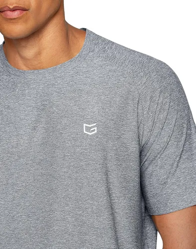 Vista 4 de Mens Dry Fit Short Sleeve T-Shirt Crewneck Lightweight Tee Shirts for Men Workout Athletic Casual