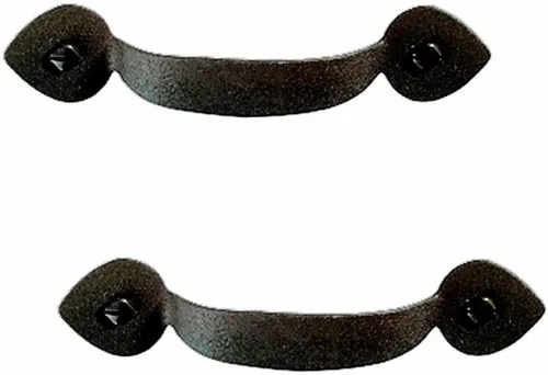 Vista 33 de Renovators Supply Pomo Negro para Gabinete de 4.5 pulgadas Estilo Jaula de Pájaros Tiradores para Cajones
