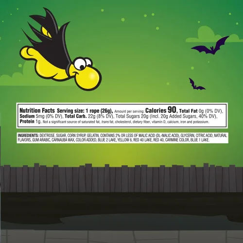 Vista 7 de Nerds Spooky Ropes Candy, paquetes de truco o trato de Halloween, 0.92 onzas (paquete de 24)