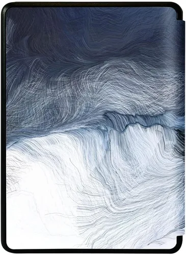 Vista 7 de Funda para Kindle Paperwhite (6.8", 11.ª generación, versión 2021) con correa de mano, funda inteligente rígida de PC con función de encendido