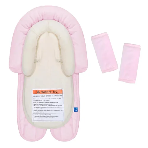 Vista 13 de COOLBEBE Soporte 3 en 1 mejorado para el cuerpo del bebé para recién nacido, bebé, niño pequeño - Almohadilla de cojín de inserción para asiento