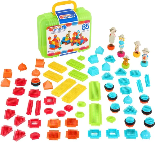 Vista 7 de Juego de bloques Battat Bristle Blocks de 113 piezas