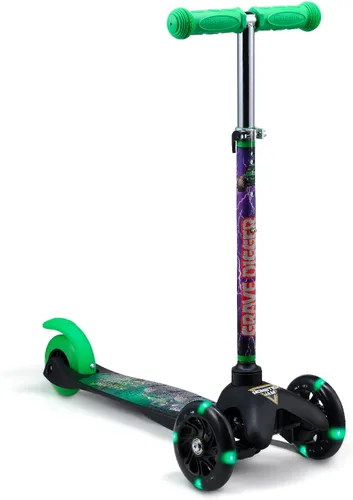 Vista 23 de Patinete para niños, auto equilibrio de 3 ruedas, ruedas LED iluminadas Hot Wheels