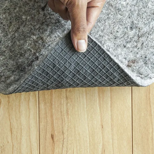 Vista 2 de RUGPADUSA – Cerradura superior – 1’10” x 2’10” – 1/4” de grosor – Fieltro + goma – Alfombrilla antideslizante premium, perfecta para suelos