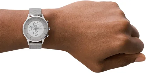 Vista 6 de Skagen Jorn - Reloj inteligente híbrido Gen 6 de 1496in con Alexa integrado frecuencia cardíaca oxígeno en sangre y notificaciones de teléfono