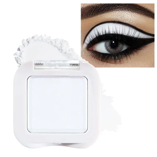 Vista 34 de evpct Paleta de sombra de ojos con purpurina dorada champán, color nude dorado rosa brillante crema brillante paleta de sombra de ojos iluminadora