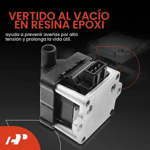 Vista 3 de Bobina de encendido del motor A-Premium - 6N0905104 Compatible con Seat Cordoba Volkswagen Cabrio Combi Derby EuroVan Golf Jetta Panel Passat Van