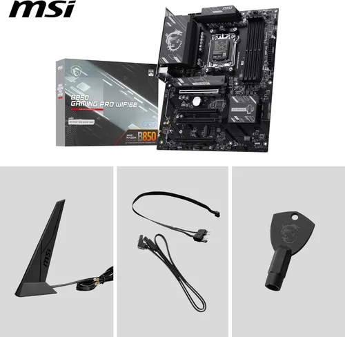 Vista 8 de Micro Center Procesador AMD 7600X con placa base WiFi MSI B850 Gaming PRO AMD Ryzen 5 7600X + MSI B850 GAMING PRO WIFI6E