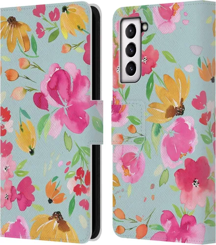 Vista 104 de Head Case Designs Officially Licensed Ninola Butterfly Nature Spring Floral Leather Wallet Case Compatible with Samsung Galaxy A07 4G
