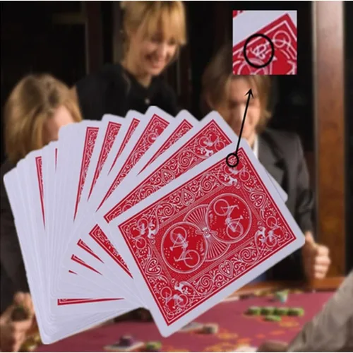 Vista 3 de Juego de trucos de cartas, juego de cartas mágicas para niños y adultos, juego de cartas transparente, secreto, marcado, juguetes de magia simple
