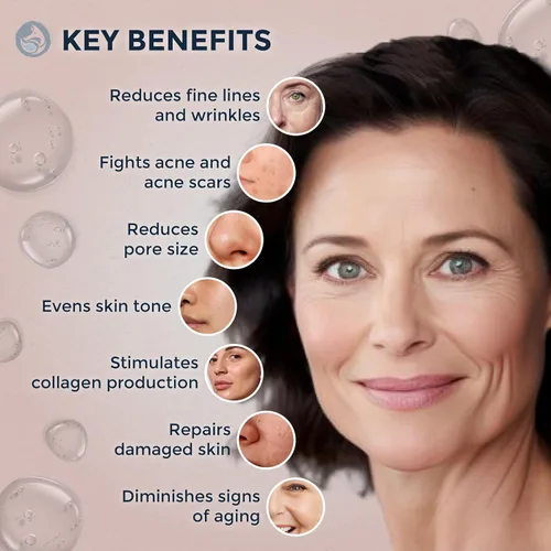 Vista 3 de Foxbrim Naturals Youthful Skin Duo: suero de colágeno peptídico y suero facial de retinol